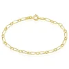 Bracelet Esma Maille Alternee 1/3 Or Jaune