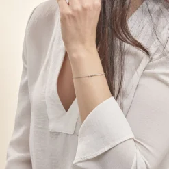 Bracelet Eucleia Argent Blanc