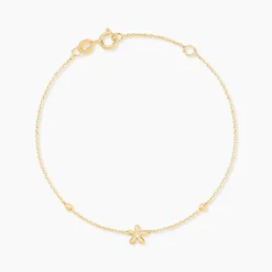 Bracelet Fenton Or Jaune Oxyde De Zirconium