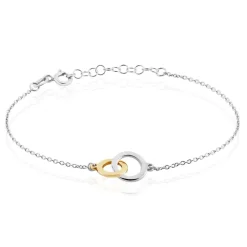 Bracelet Fethi Argent Bicolore