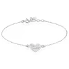 Bracelet Florine Argent Blanc