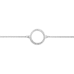 Bracelet Francesca Argent Blanc Oxyde De Zirconium