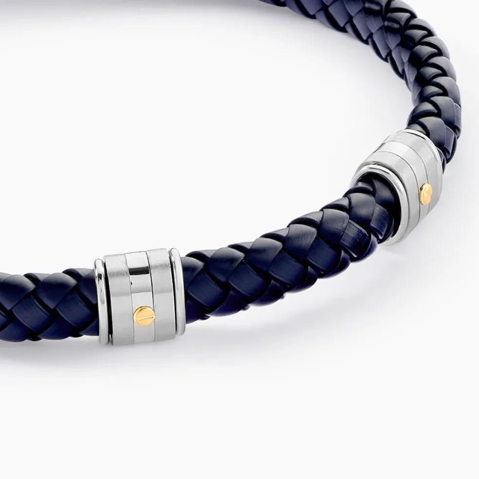 Bracelet François Or Acier Bicolore