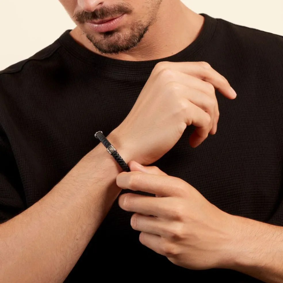 Bracelet François Or Acier Bicolore