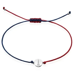 Bracelet French Twist Argent Blanc