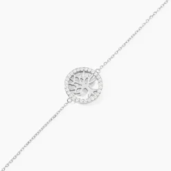 Bracelet Galla Argent Blanc Oxyde De Zirconium