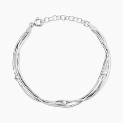 Bracelet Giorgia Argent Blanc