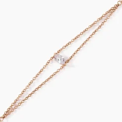 Bracelet Giulette Argent Rose Oxyde De Zirconium