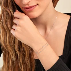 Bracelet Giulette Argent Blanc Oxyde De Zirconium