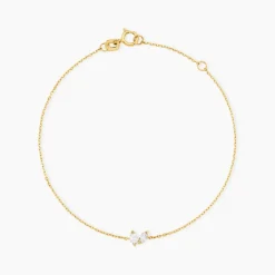 Bracelet Glendower Or Jaune Diamant Synthétique