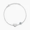 Bracelet Gloria Argent Blanc Oxyde De Zirconium