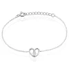 Bracelet Guilia Argent Blanc Oxyde De Zirconium