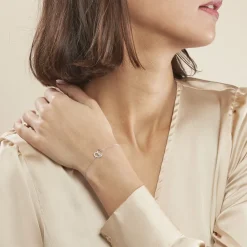 Bracelet Guilia Argent Blanc Oxyde De Zirconium