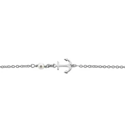 Bracelet Gwenaelle Argent Blanc Perle D'imitation