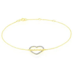 Bracelet Gyula Or Jaune Oxyde De Zirconium