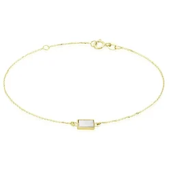 Bracelet Hallie Or Jaune Nacre