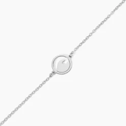 Bracelet Hawai Argent Blanc