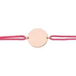 Bracelet Helenia Pastille Gravable Or Rose