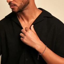 Bracelet Henrik Acier Blanc