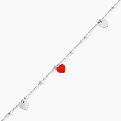 Bracelet Hinde Argent Blanc