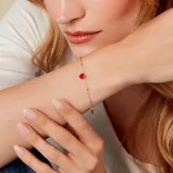 Bracelet Hinde Argent Jaune