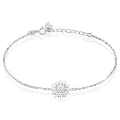 Bracelet Hyelana Argent Blanc Oxyde De Zirconium