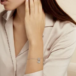 Bracelet Ida Argent Blanc