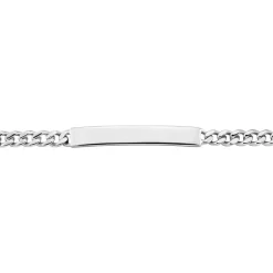 Bracelet Identité Argent Blanc Casper