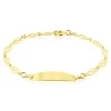 Bracelet Identité Eudoxie Maille Filigrane Or Jaune