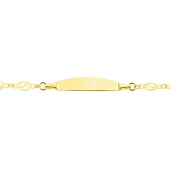 Bracelet Identité Eudoxie Maille Filigrane Or Jaune