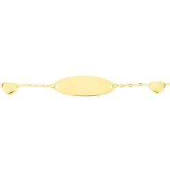 Bracelet Identité Gaspardine Maille Forçat Or Jaune
