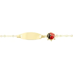 Bracelet Identité Gaspardine Maille Forçat Or Jaune