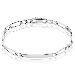 Bracelet Identité Vila Argent Blanc