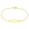 Bracelet Identite Bebe Or Jaune Ericka