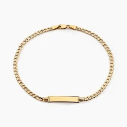 Bracelet Identitée Genevra Or Jaune