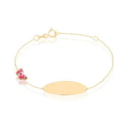 Bracelet Identitée Marcel Or Jaune