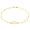 Bracelet Identitée Marcel Or Jaune