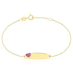 Bracelet Identitée Marcel Or Jaune