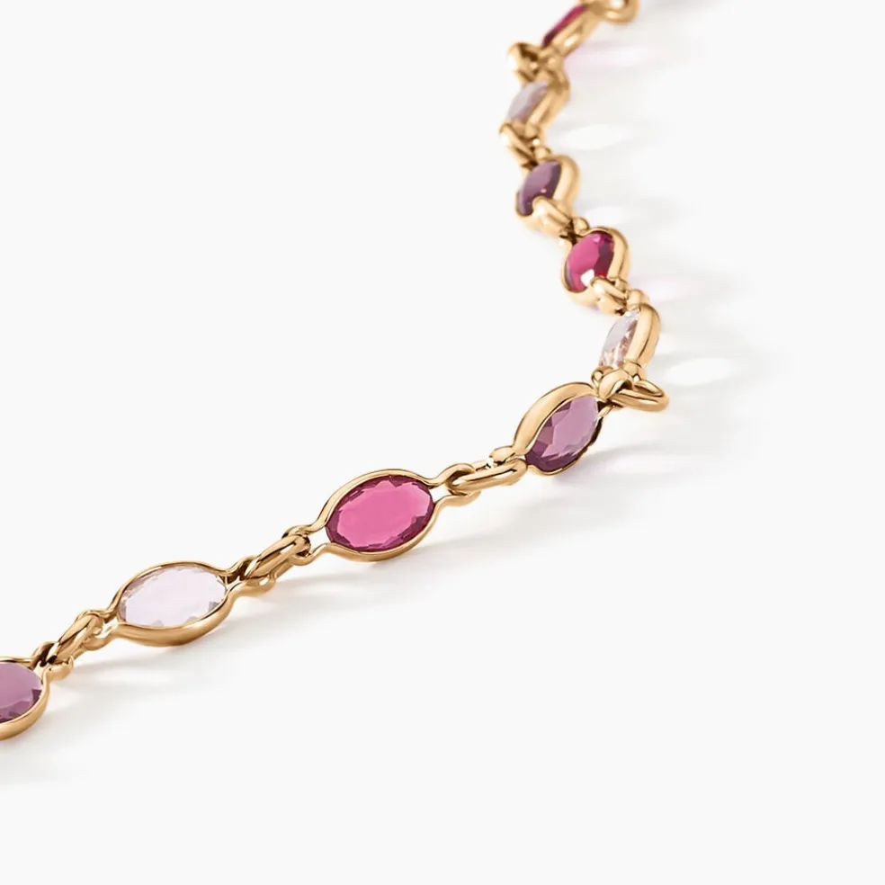 Bracelet Ilvaae Plaqué Or Jaune Pierre De Synthese