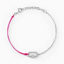 Bracelet Infini Pop Argent Blanc Oxyde De Zirconium