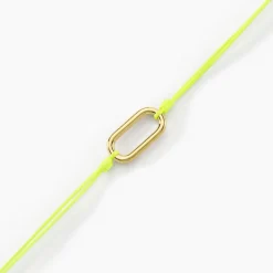 Bracelet Infini Pop Argent Jaune