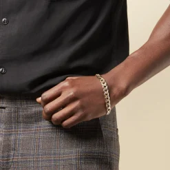 Bracelet Iris Or Bicolore Maille Gourmette