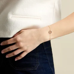 Bracelet Iris Or Jaune Topaze Améthyste