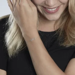 Bracelet Irmela Or Blanc Diamant