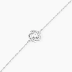 Bracelet Irmine Argent Blanc Oxyde De Zirconium