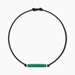 Bracelet Irving Or Jaune Malachite