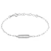 Bracelet Isabel Argent Blanc Oxyde De Zirconium