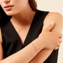 Bracelet Isabel Argent Jaune Oxyde De Zirconium