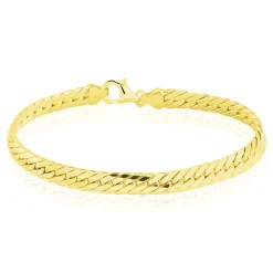 Bracelet Izel Maille Anglaise Or Jaune
