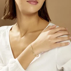 Bracelet Izel Maille Anglaise Or Jaune